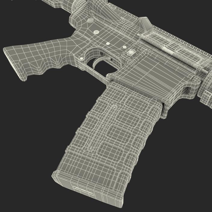 3D Assault Rifle Generic 4 model