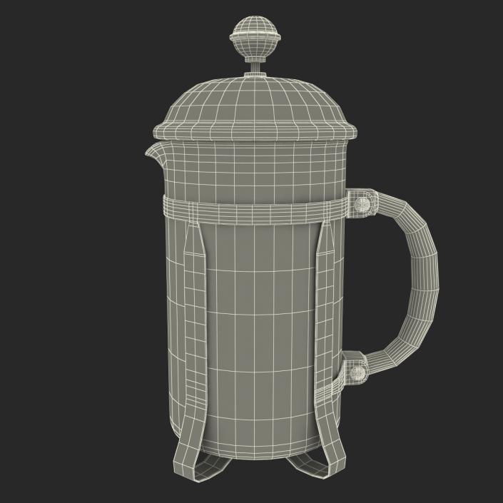 3D model French Press Coffee Pot 2
