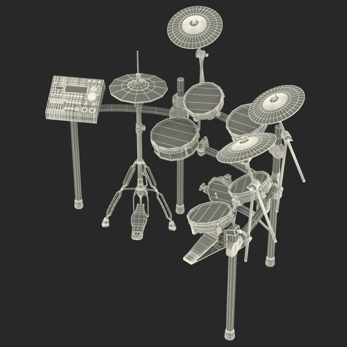 Electronic Drum Kit Generic 2 3D model