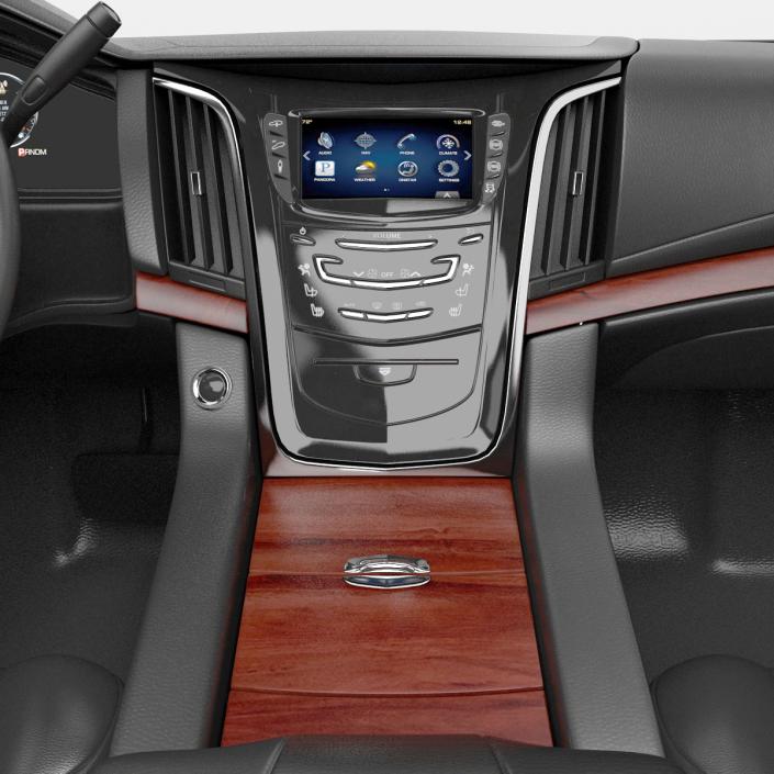 Cadillac Escalade 2015 Rigged 3D model
