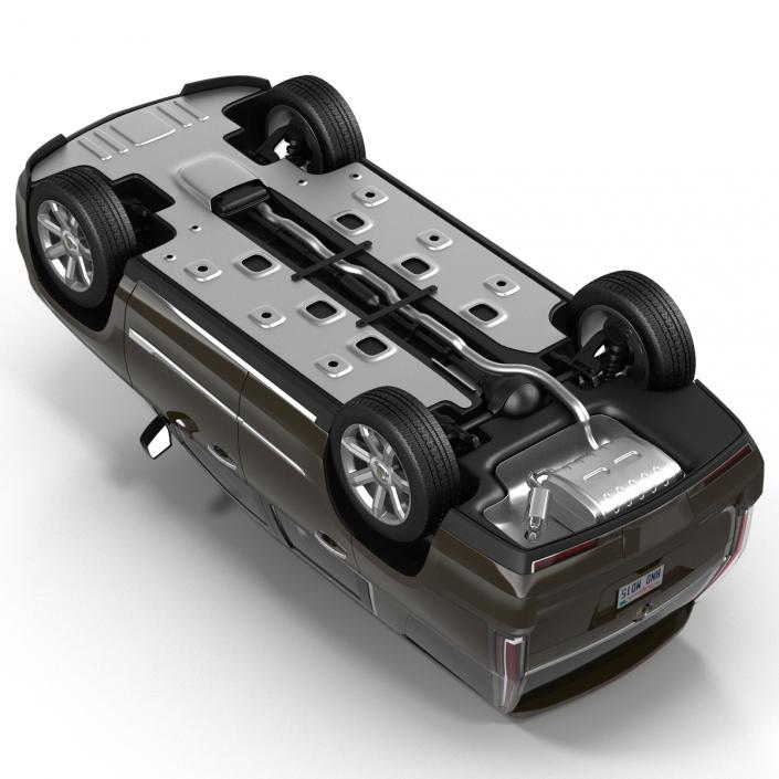 3D Cadillac Escalade 2015 Simple Interior model