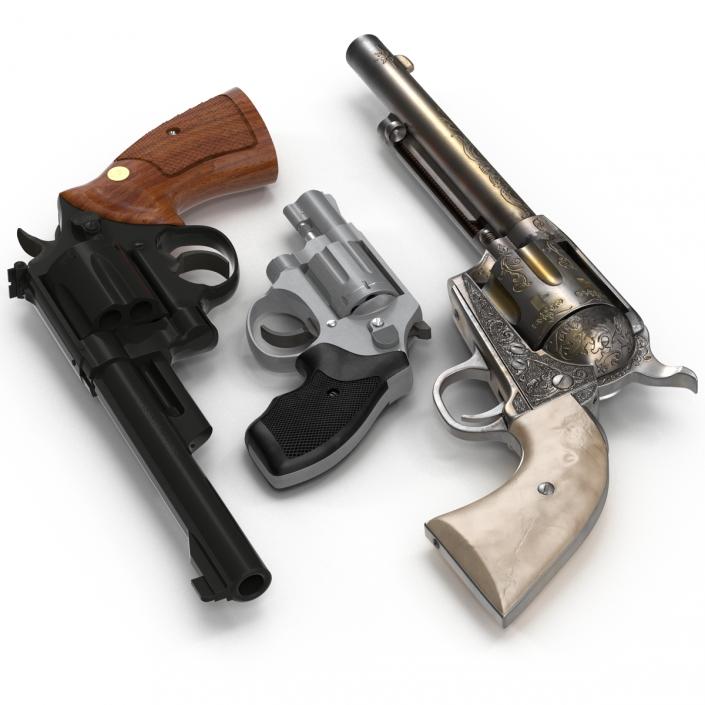 3D model Revolvers Collection