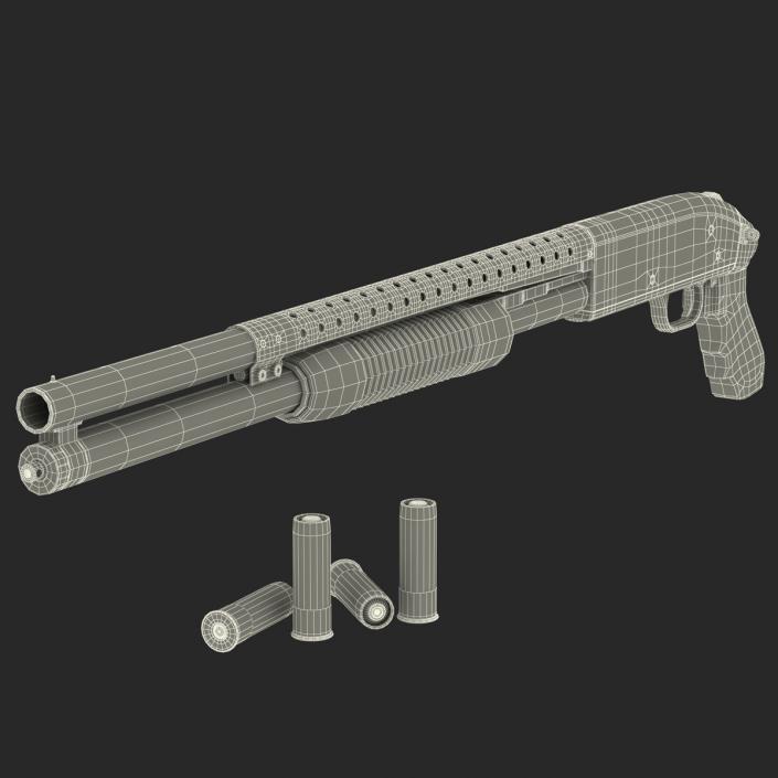 Shotgun and Shells Collection 3D model