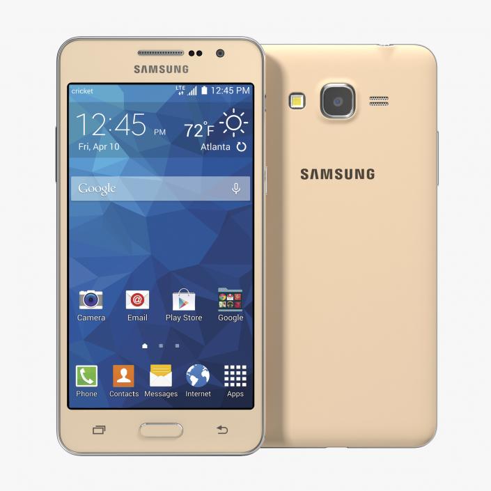 3D Samsung Galaxy Grand Prime Gold