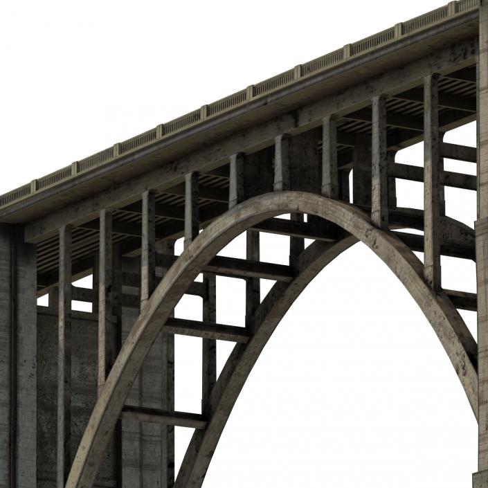 Bixby Creek Bridge in Big Sur 3D model