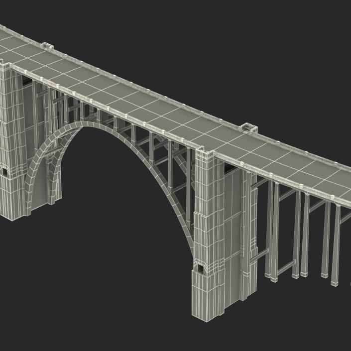 Bixby Creek Bridge in Big Sur 3D model