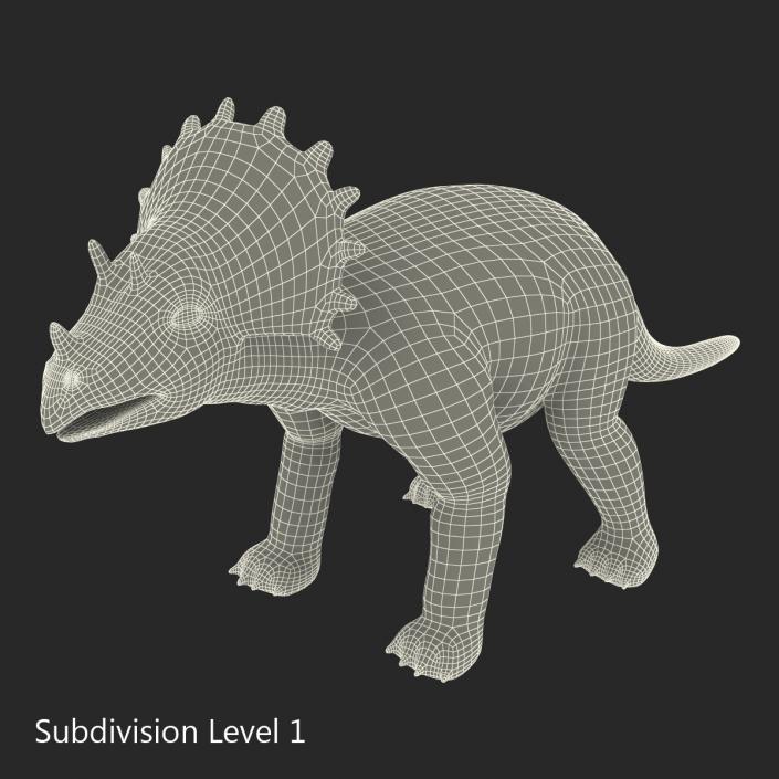 Dinosaur Toy Triceratops 3D model