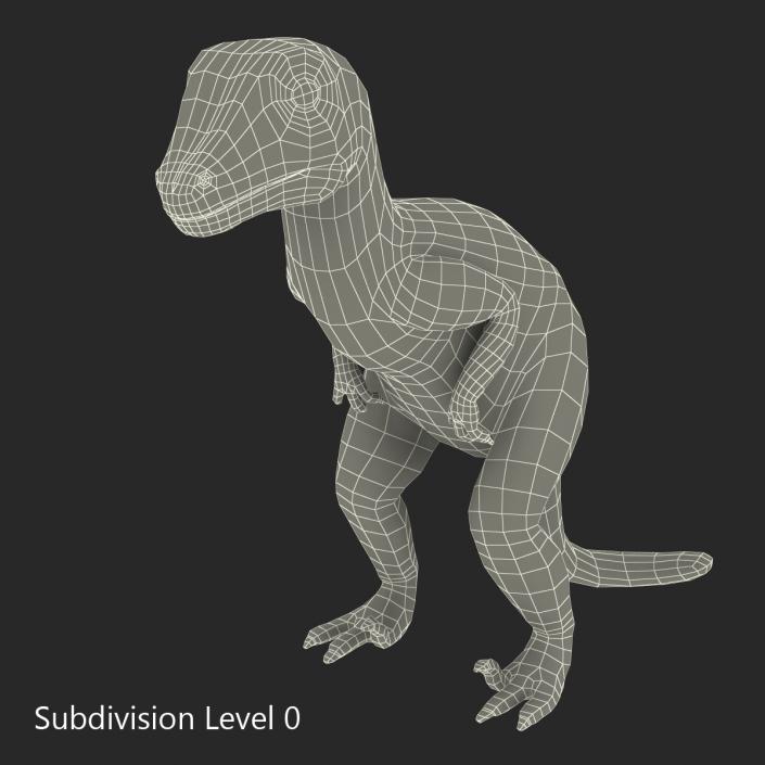 3D model Dinosaur Toy Velociraptor