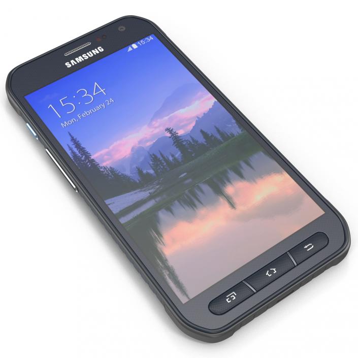 Samsung Galaxy S6 Active Blue 3D model