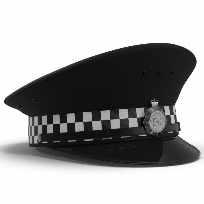 3D model Uk Police Cap 2