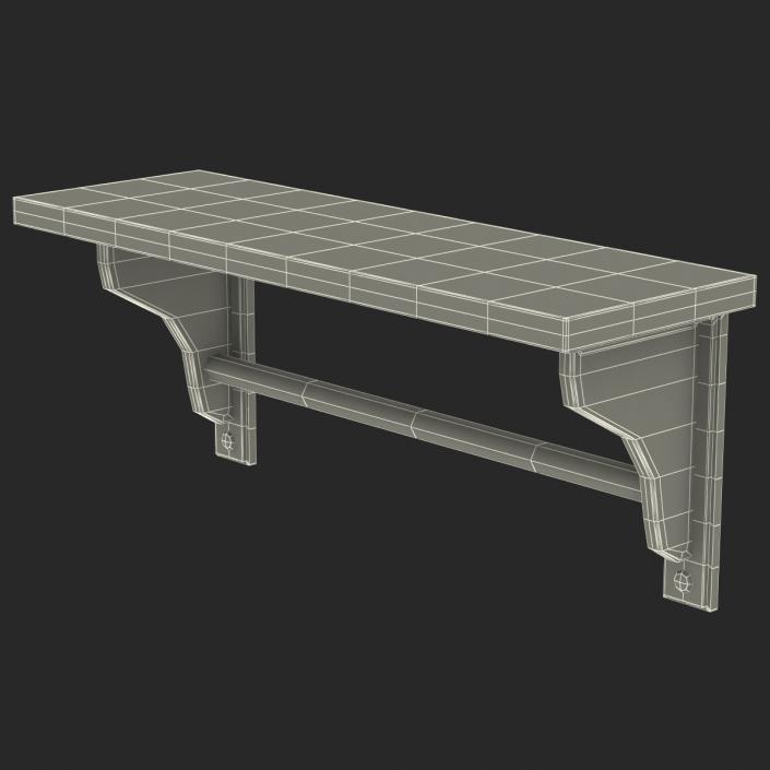 3D Kitchen Shelf model