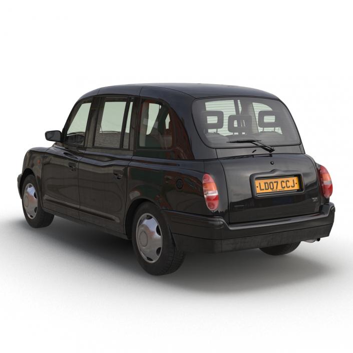London Cab TX1 3D model