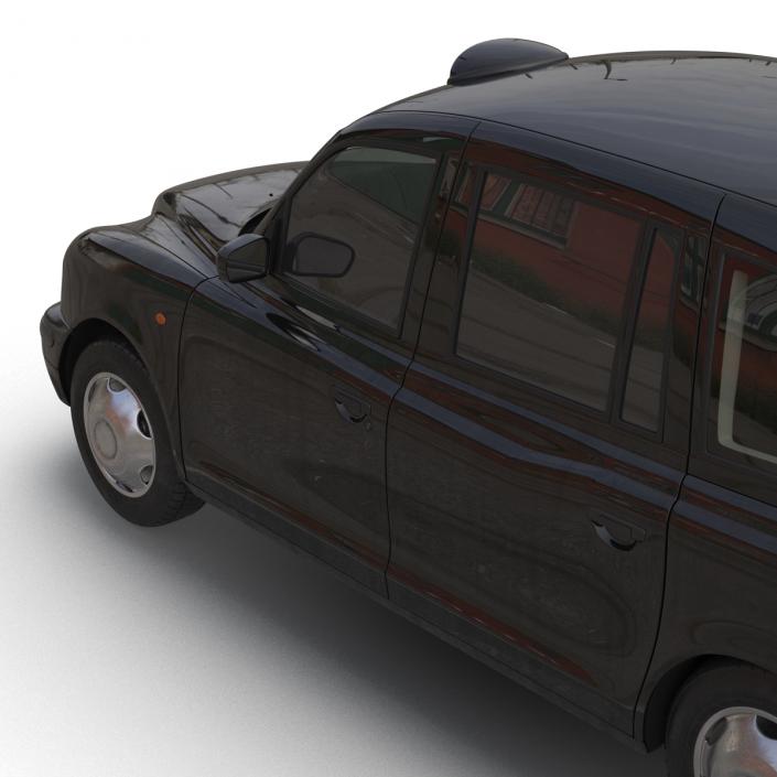 3D model London Cab TX1 Simple Interior