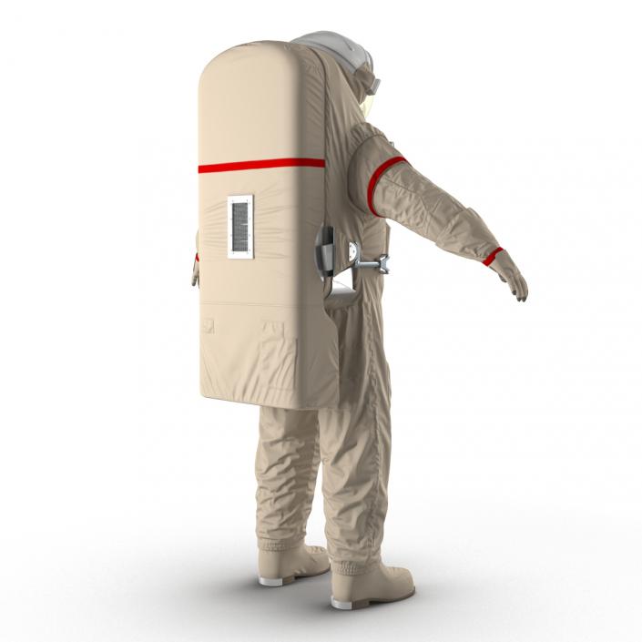 Chinese Astronaut Wearing Space Suit Feitian 3D model