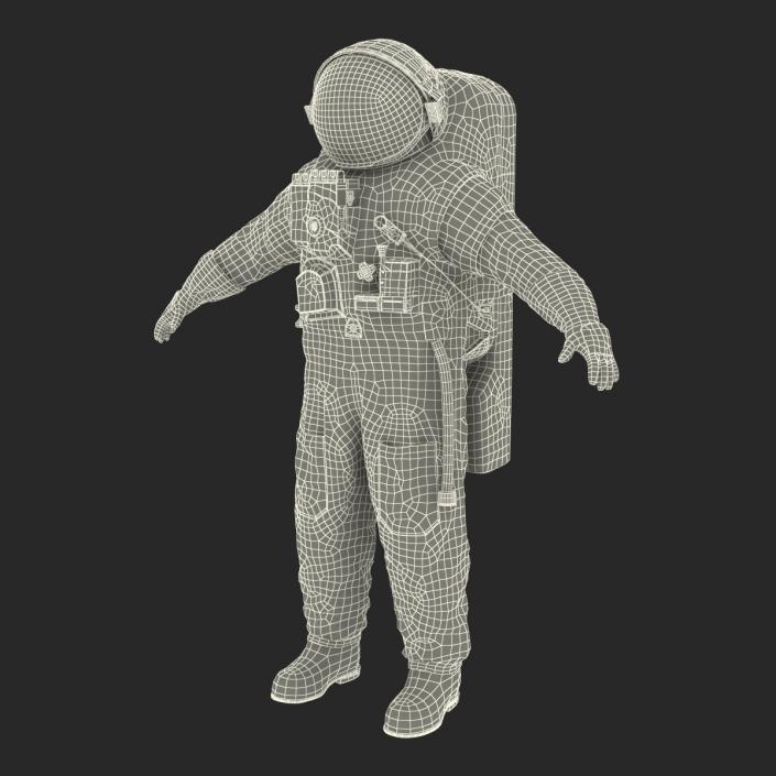 3D Chinese Space Suit Feitian
