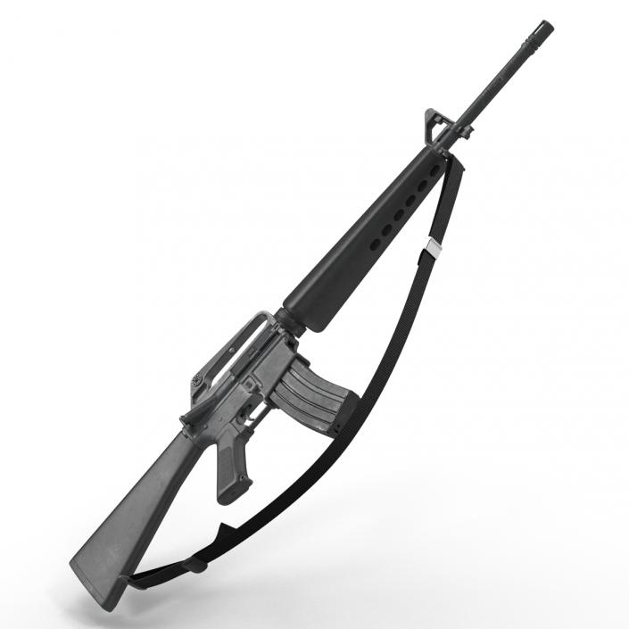 Assault Rifle M16 2 3D model