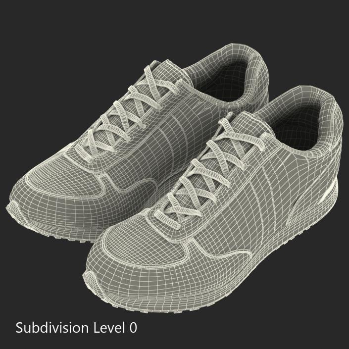 Sneakers 3 Red 3D model