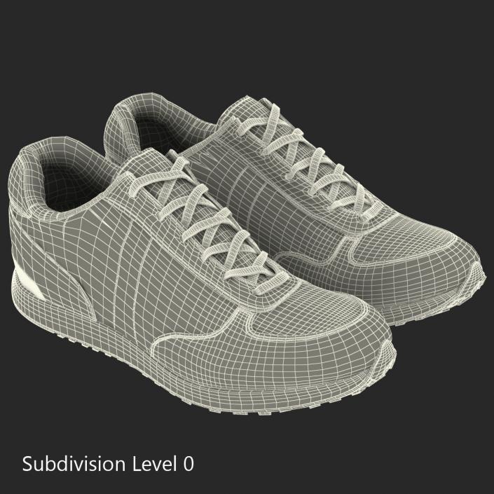 Sneakers 3 Yellow 3D