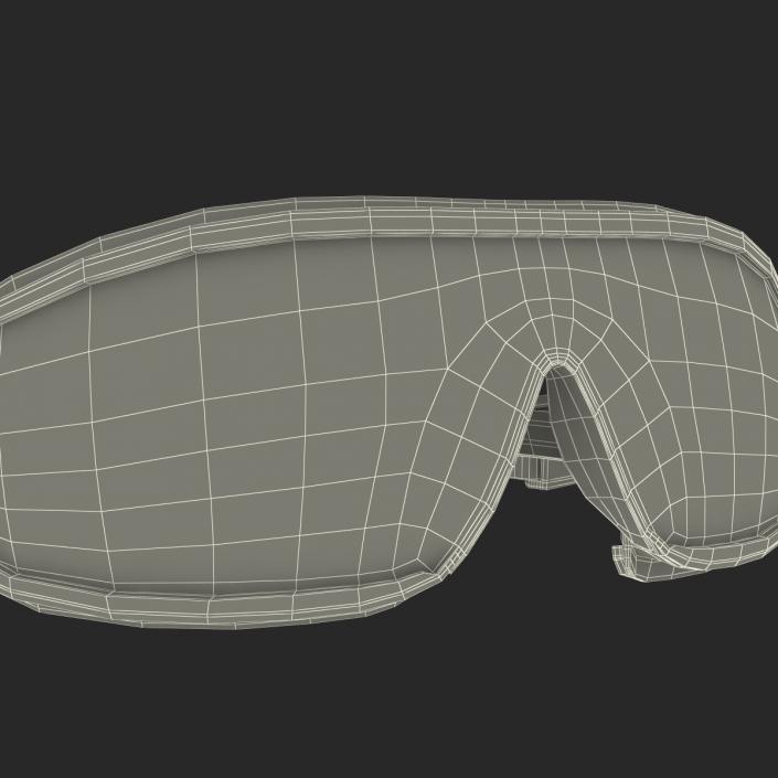 3D model Safety Sport Glasses Folded Generic