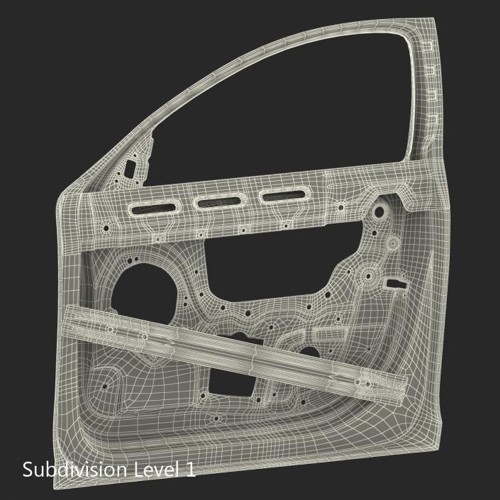 Car Door Frame 3D model