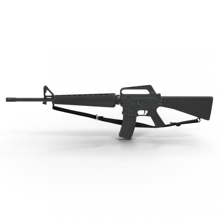 Assault Rifle M16 3 3D model