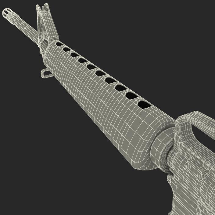 Assault Rifle M16 4 3D model