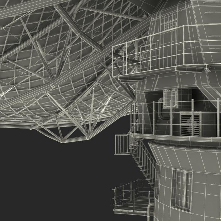 3D model Radio Telescope