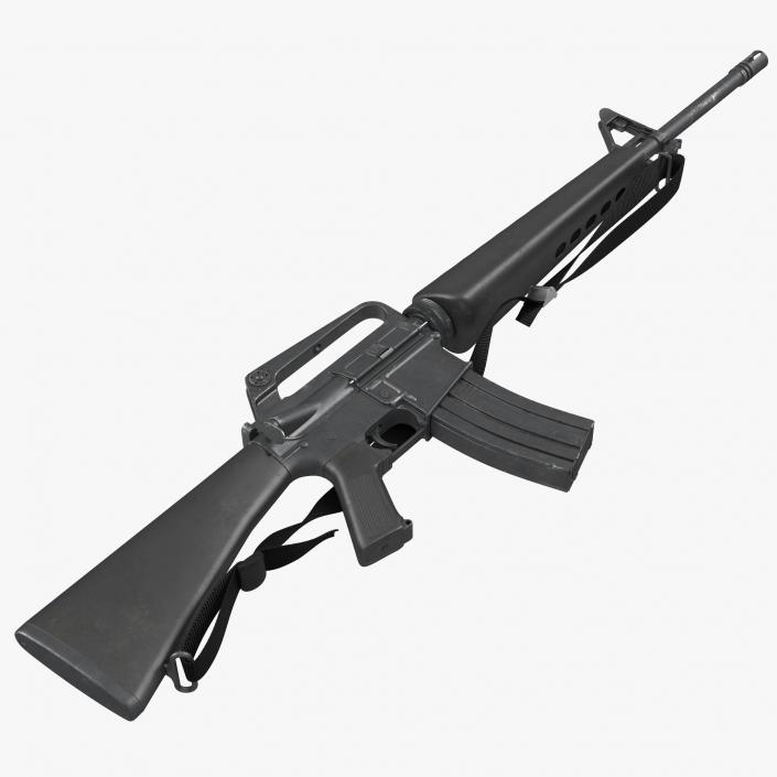 Assault Rifle M16 5 3D model