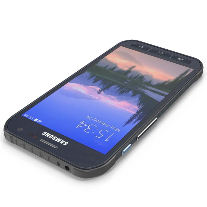 3D Samsung Galaxy S6 Active Set model