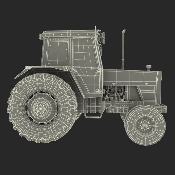 3D model Vintage Tractor Ferguson 698 Rigged