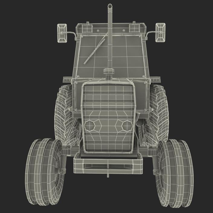 3D model Vintage Tractor Generic Rigged
