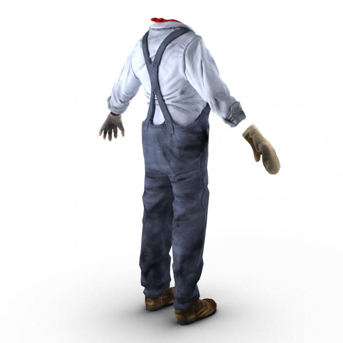 Worker Clothes 3D model