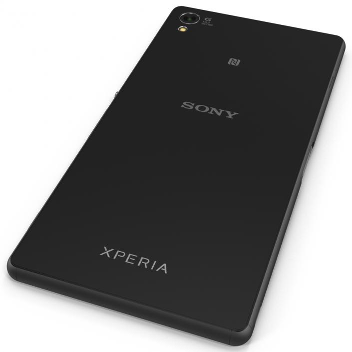 3D model Sony Xperia Z3 Black