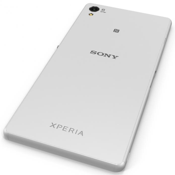 3D model Sony Xperia Z3 White