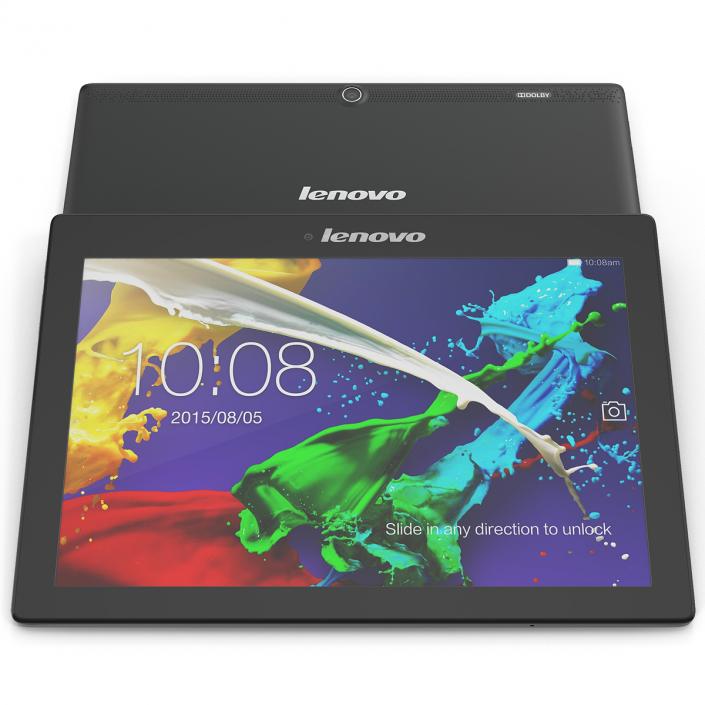 Tablet Lenovo Tab 2 A10 Black 3D model