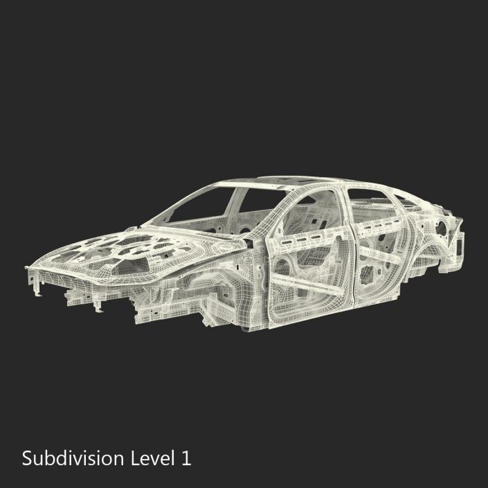 3D Car Frame 6