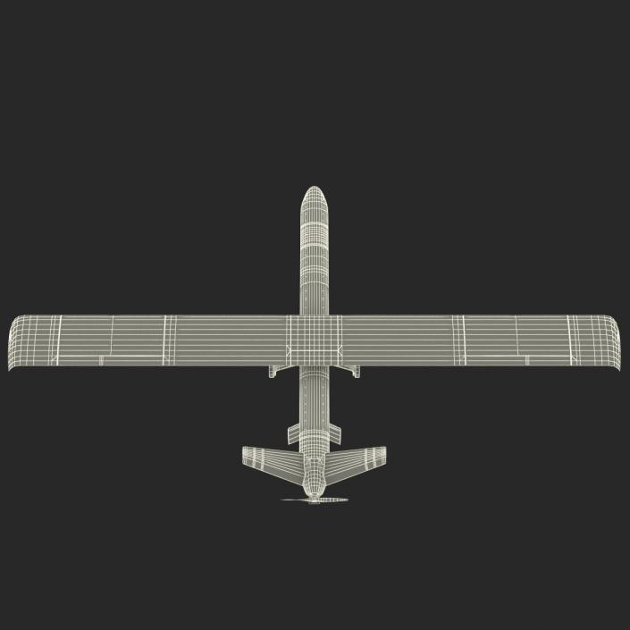 Elbit Hermes 450 Israel UAV 3D