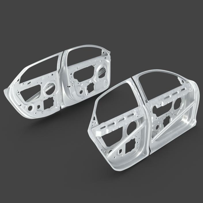3D model Car Door Frames
