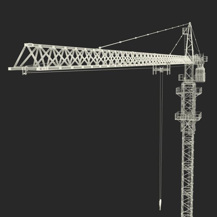 3D model Tower Crane Liebherr