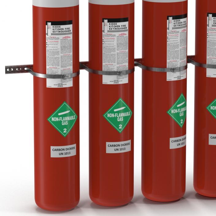 3D Fire Suppression System model