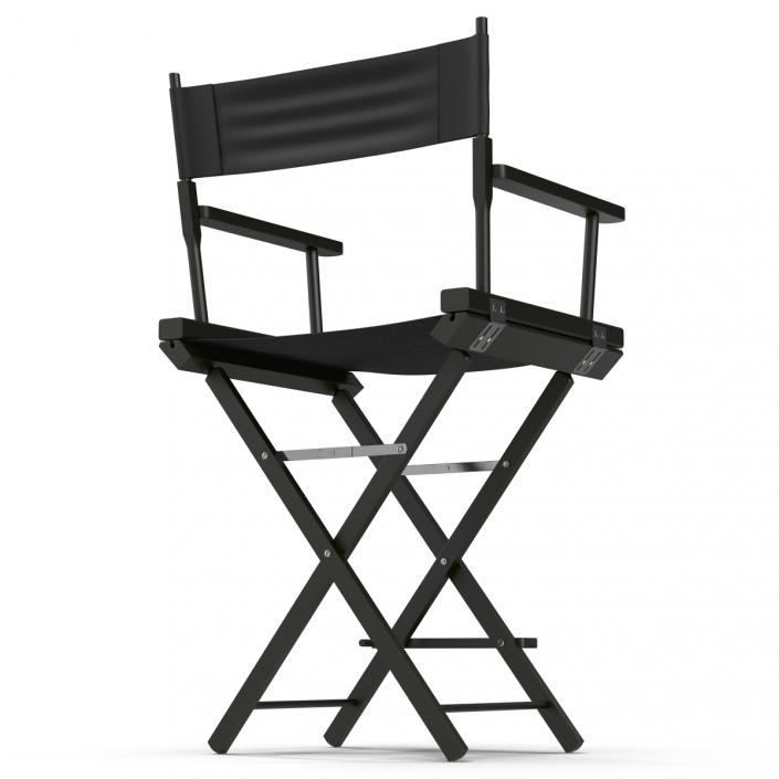 Director Chair 2 Black 3D