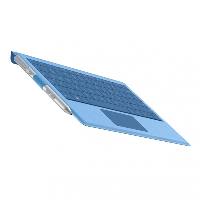 3D model Microsoft Surface Pro 3 Keyboard and Pen