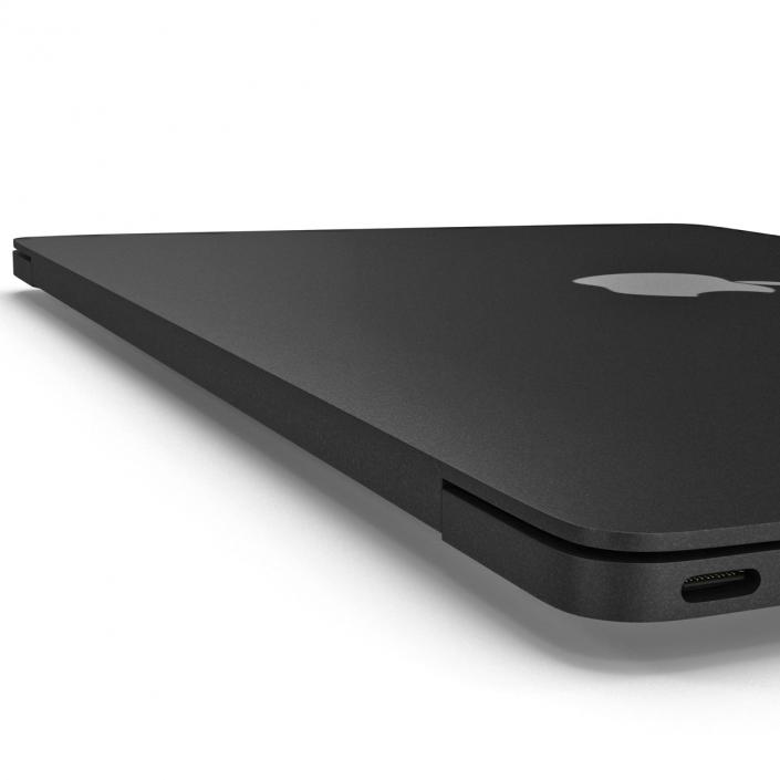 3D Apple MacBook Pro Black model