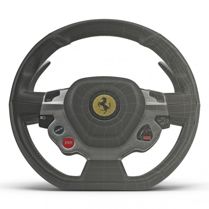 Ferrari Steering Wheel 3D