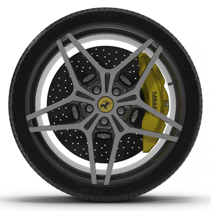 3D Ferrari Wheel model