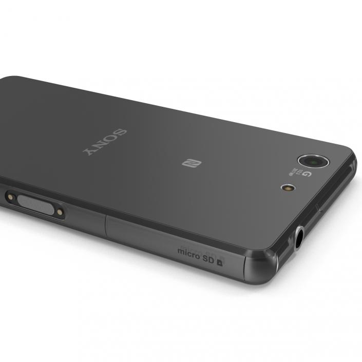 3D Sony Xperia Z3 Compact Black model