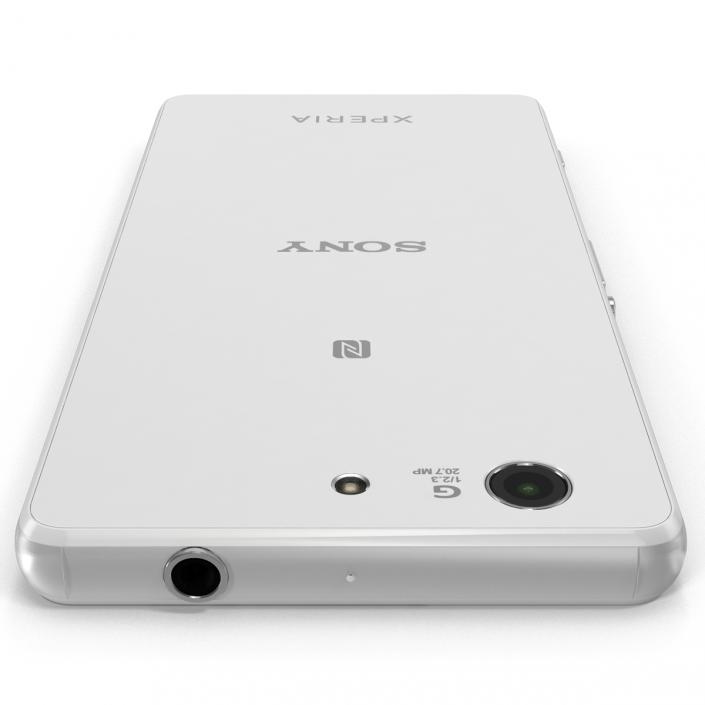 3D Sony Xperia Z3 Compact White model