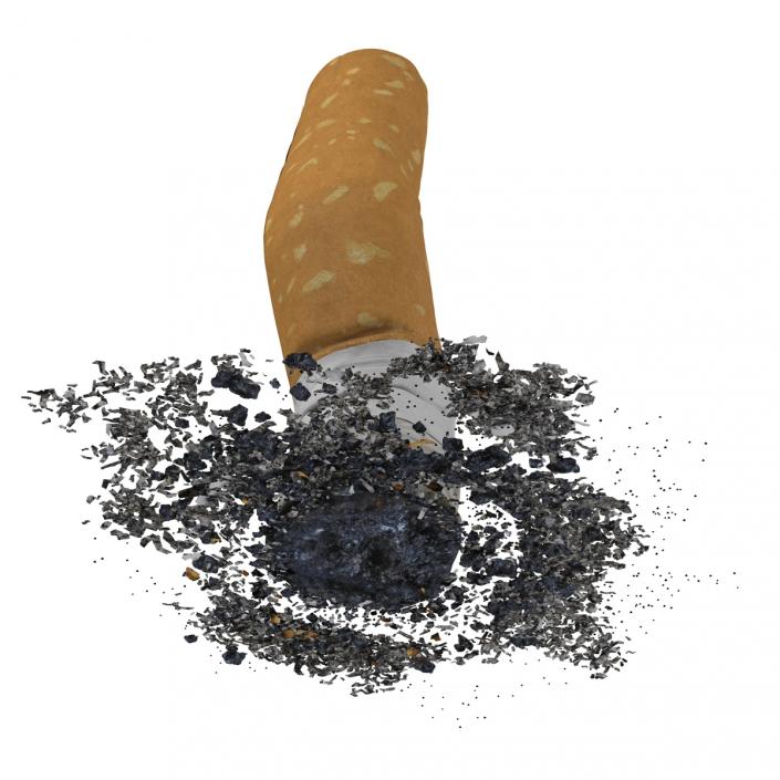 Snuffed Cigarette 3D