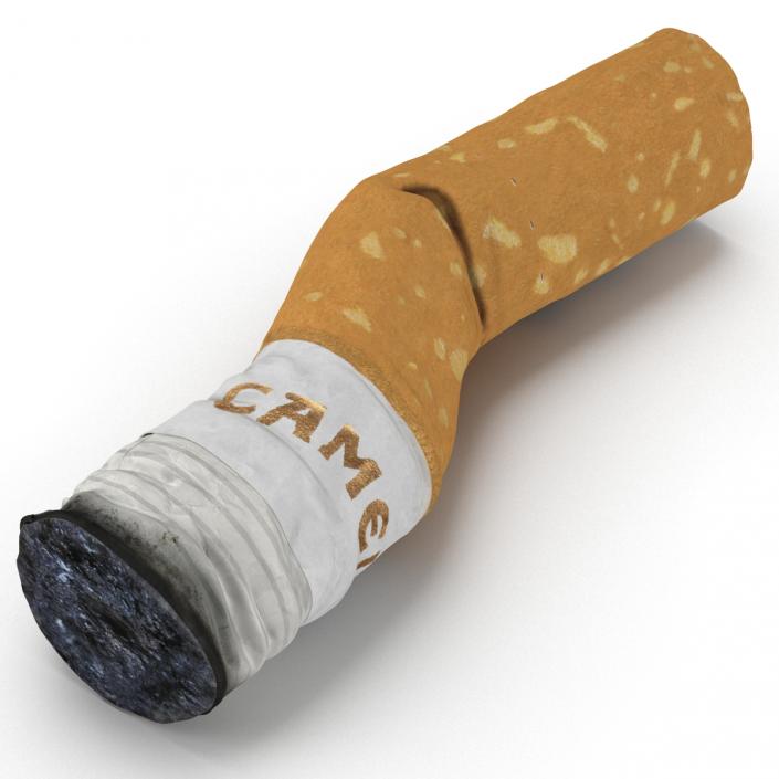 3D model Snuffed Cigarette Camel 2