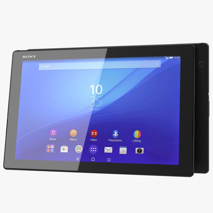 Sony Xperia Z4 Tablet Black 3D